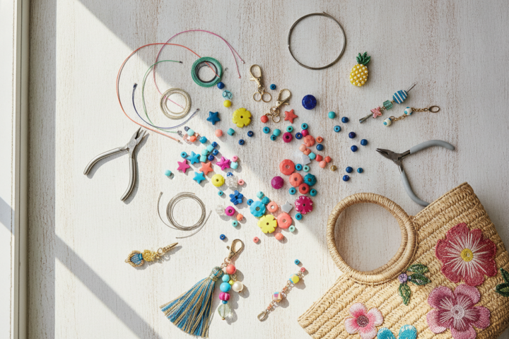 Bag charms maken met kralen voor een gepimpte tas