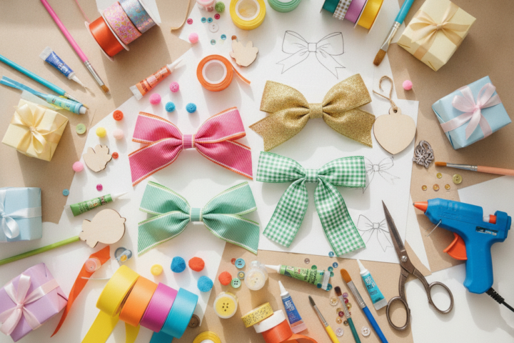 Leuke ideeën voor decoratie en cadeautjes met strikken knutselen