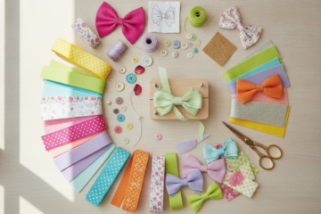 Schattige strikken maken met bow-crafts en DIY knutselideeën
