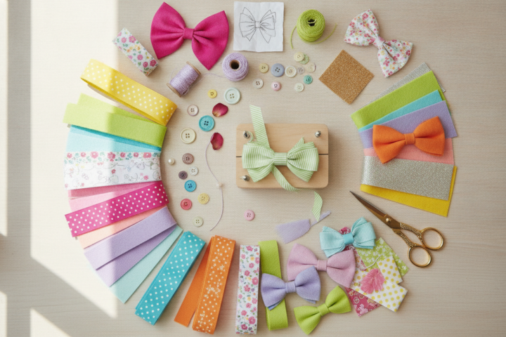 Schattige strikken maken met bow-crafts en DIY knutselideeën
