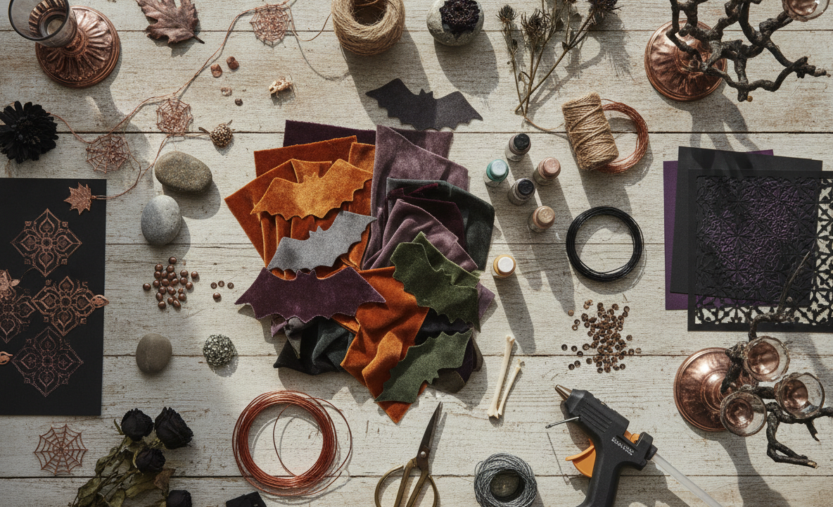Halloweendecoratie zelf maken zonder kinderachtige uitstraling